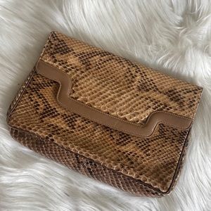 Vintage Venetto Snake Skin Clutch